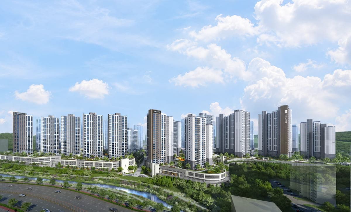 더샵 검단레이크파크 단지 조감도